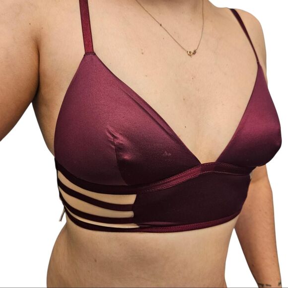 Like New Burgundy Victoria's Secret Bralette Medium - Picture 1 of 8